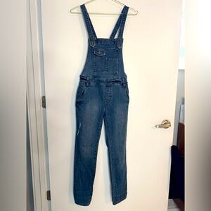 Free People Denim Overalls